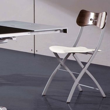3147 Wenge and White Side Chair (Set of 4)