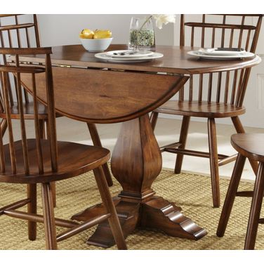 Creations Ii Drop Leaf Pedestal Table