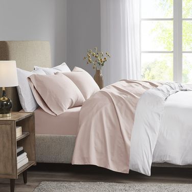 3M Microcell 3 Piece Twin Sheet Set In Blush