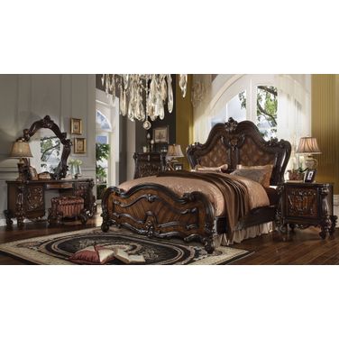 Acme Versailles Bedroom Set in Cherry Oak