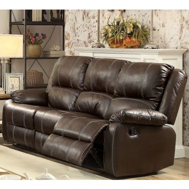 Zuriel Brown Reclining Sofa