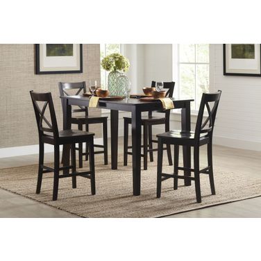 Simplicity Espresso Counter Height Dining Room Set