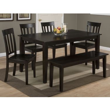 Simplicity Espresso Rectangular Dining Room Set