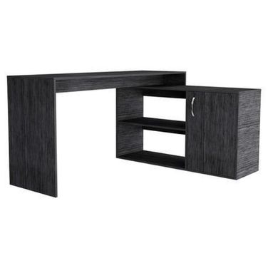 60 Inch L Shape Computer Desk In Gray