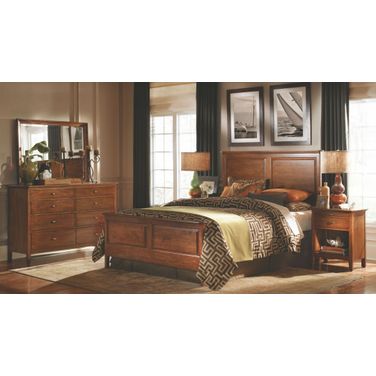 Cherry Park Panel Bedroom Set