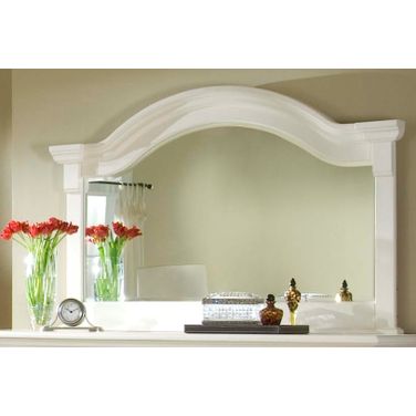 Cottage Traditions White Landscape Mirror