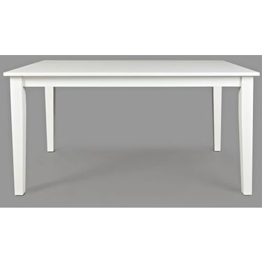 Simplicity 60 Inch Rectangle Dining Table In White