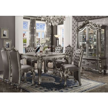 Versailles Antique Platinum Counter Height Dining Room Set