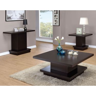 Reston Occasional Table Set In Cappuccino