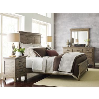 Plank Road Stone Jessup Panel Bedroom Set