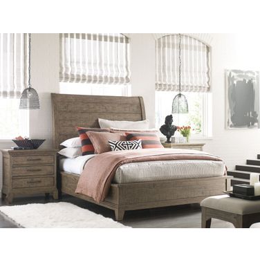 Plank Road Stone Eastburn Sleigh Bedroom Set