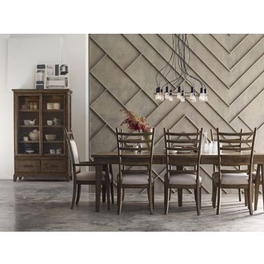Plank Road Stone Rankin Extendable Rectangular Dining Room Set