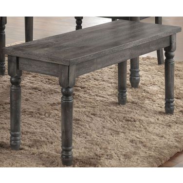 Wallace Weathered Gray Bench
