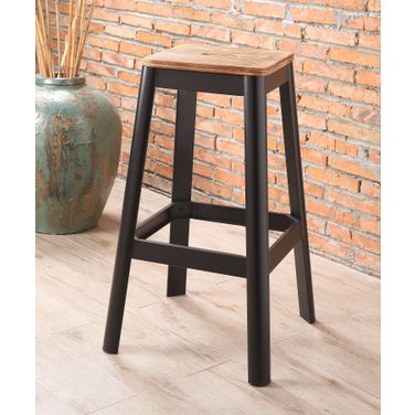 Jacotte Black Bar Stool
