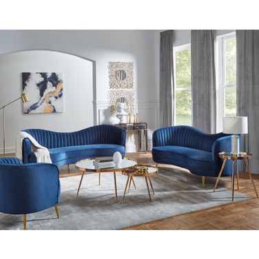 Kaelyn 2 Piece Occasional Table Set In Gold