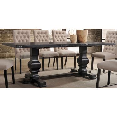 Morland Vintage Black Dining Table