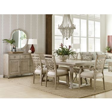 Vista Clayton Oyster Dining Room Set