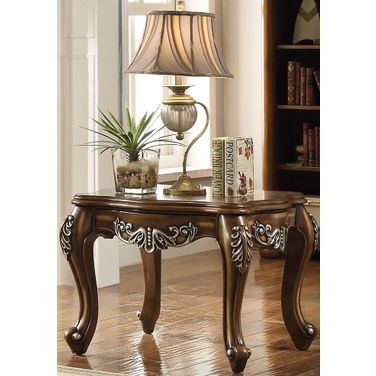 Latisha Antique Oak End Table