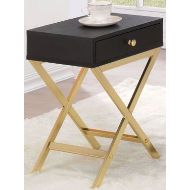 Coleen Black Side Table