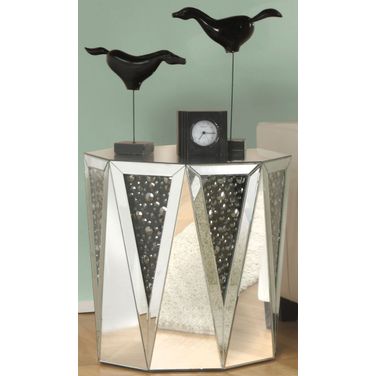 Nysa Mirrored End Table