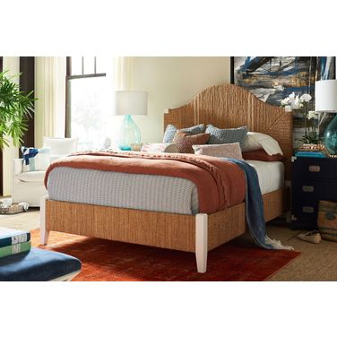 Coastal Living Woven Abaca Seabrook Panel Bedroom Set by Universal