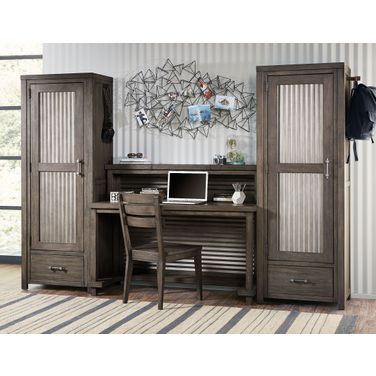 Bunkhouse Aged Barnwood Activity Home Office Set
