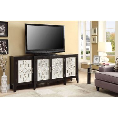 Kacia Antique Black Console Table