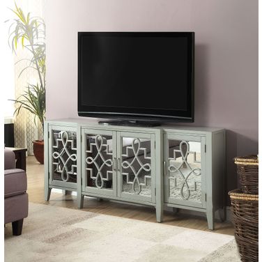 Kacia Antique Gray Console Table