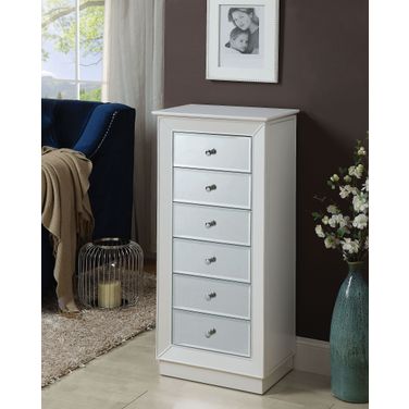 Talor White Jewelry Armoire