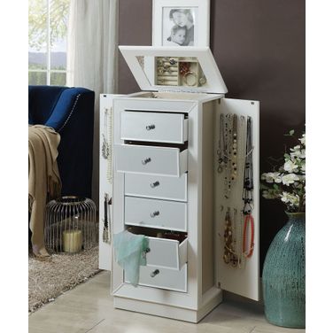 White jewelry armoire sales ikea