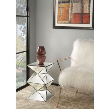 Dominic Mirrored Pedestal Stand