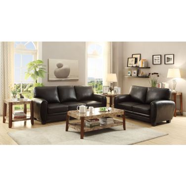 Rubin Black Living Room Set