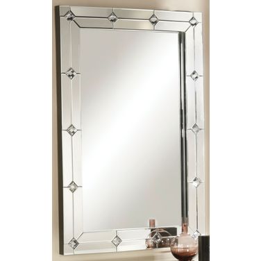 Hessa Mirrored Accent Wall Mirror