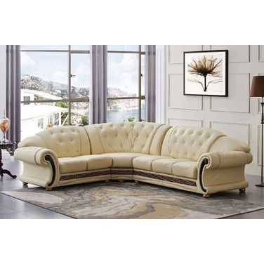 Apolo Left Side Sectional (Ivory)