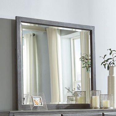 Caitbrook Gray Bedroom Mirror