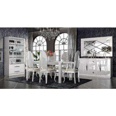 Carmen Dining Room Set (White)