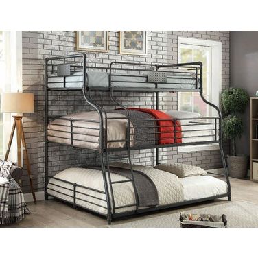 Olga III Twin / Full / Queen Triple Decker Bunk Bed
