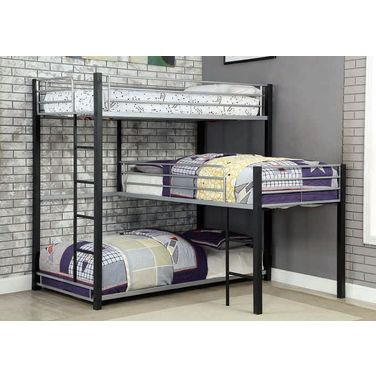 Aubrey Triple Twin Bunk Bed