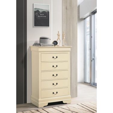 Glory Furniture LouisPhillipe Chest, Beige