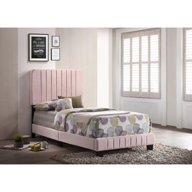 Glory Furniture Lodi Twin Bed, Pink