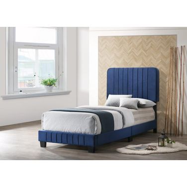 Glory Furniture Lodi Twin Bed, Navy Blue