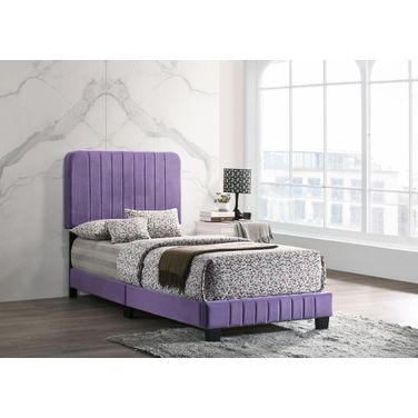 Glory Furniture Lodi Twin Bed, Purple