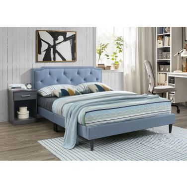 Glory Furniture Deb Twin Size Bed Blue