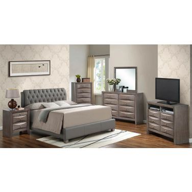 G1505 Upholstered Bedroom Set