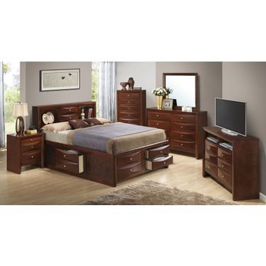G1550G Bookcase Storage Bedroom Set