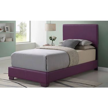 G1806 Youth Upholstered Bed (Purple) (Twin)