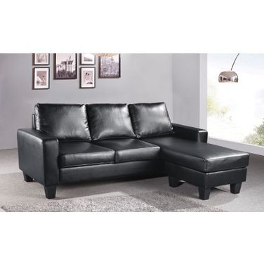 G213 Sofa Chaise (Black)