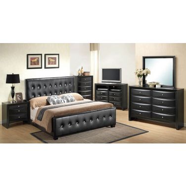 G2583 Upholstered Bedroom Set
