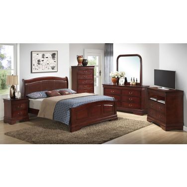 G3100 Upholstered Headboard Bedroom Set