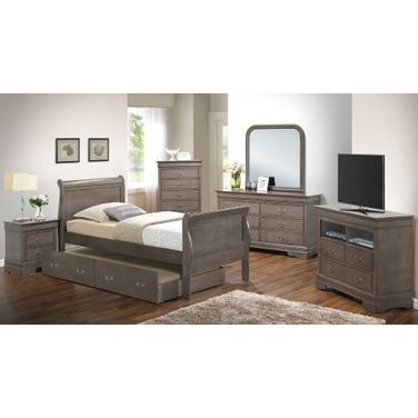 G3105 Youth Sleigh Bedroom Set w/ Trundle